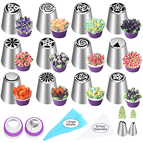 47 Piece Russian Piping Tips Set 1