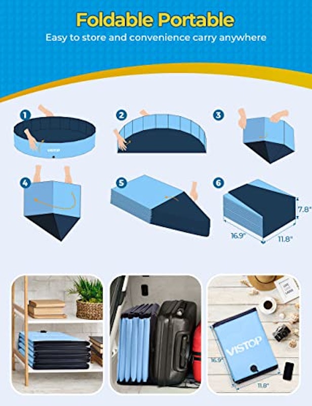 Jumbo Foldable Dog Pool 2