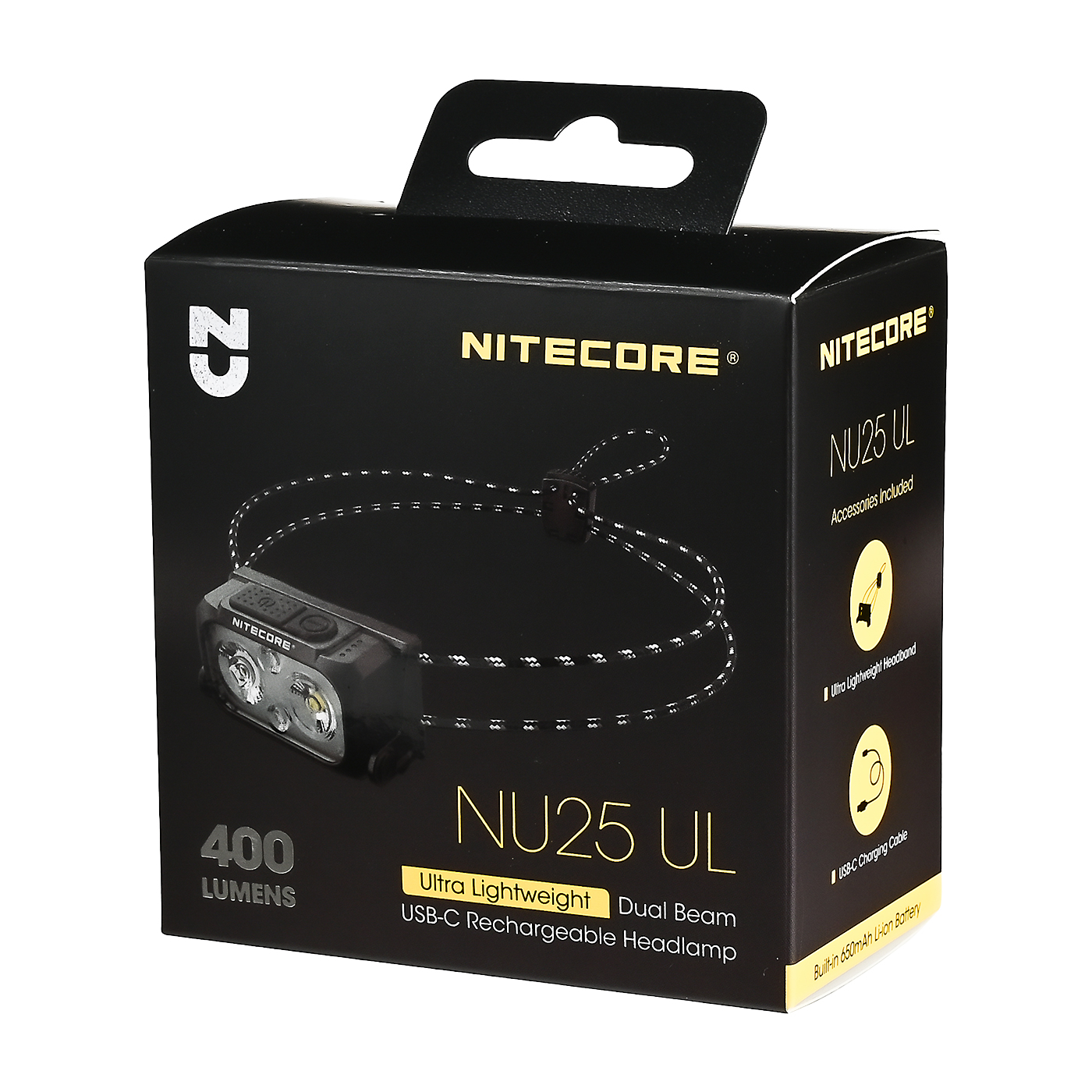 NITECORE NU25 UL 400 Lumens Ultralight Rechargeable Headlamp 2