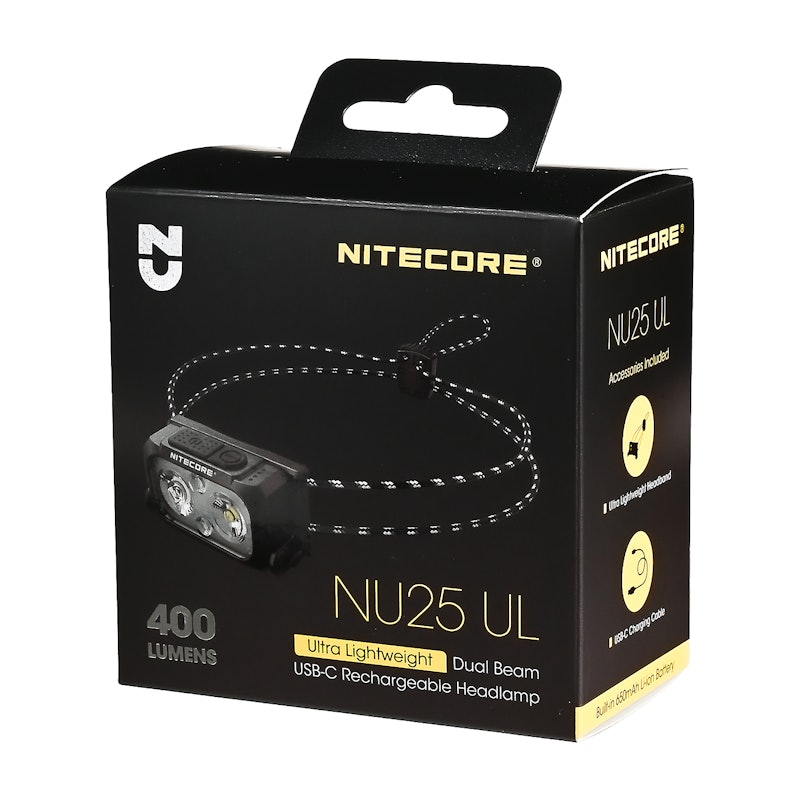 NITECORE NU25 UL 400 Lumens Ultralight Rechargeable Headlamp 2