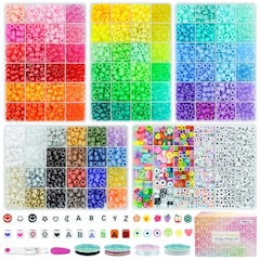 5 Boxes Bracelet Making Kit Pony Beads