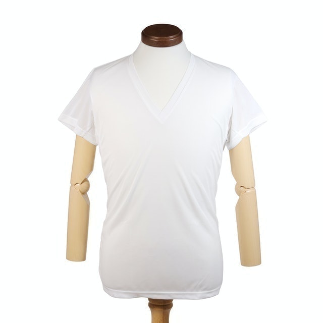 Ice Touch Quick Dry Underwear V-Neck Short-Sleeved Shirt 1