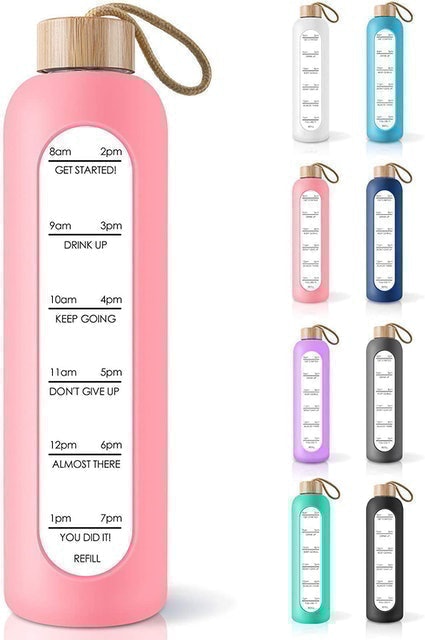 Borosilicate Glass Water Bottle  1