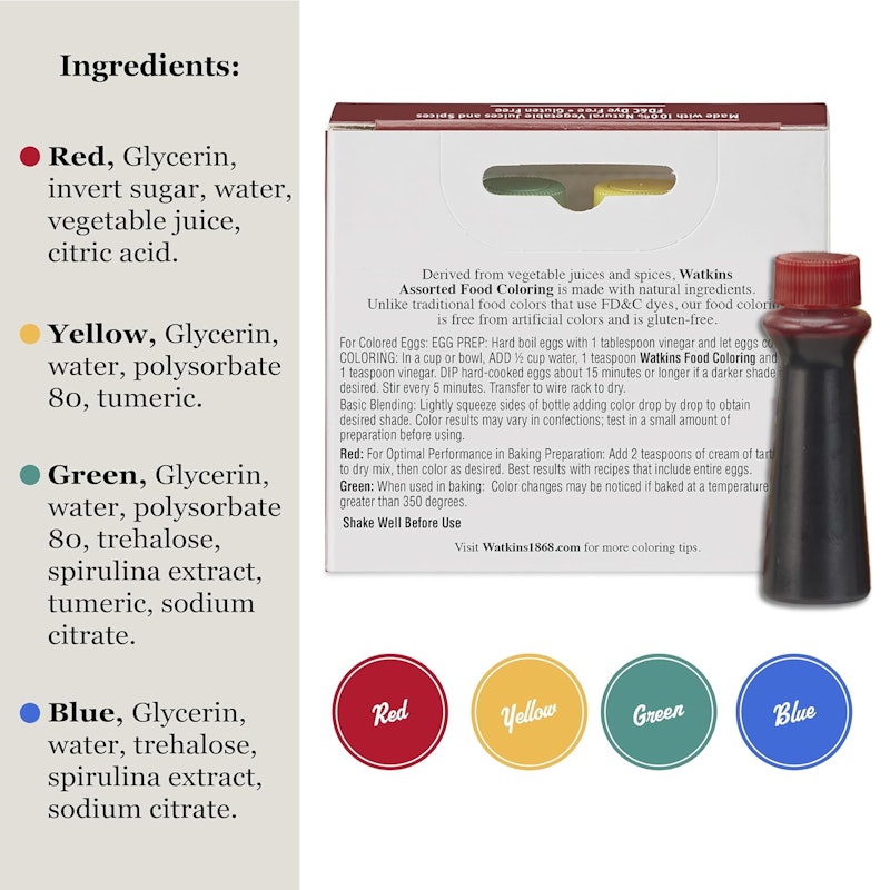 Assorted Food Coloring 2
