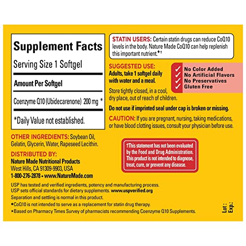 CoQ10 200 mg Softgels 2