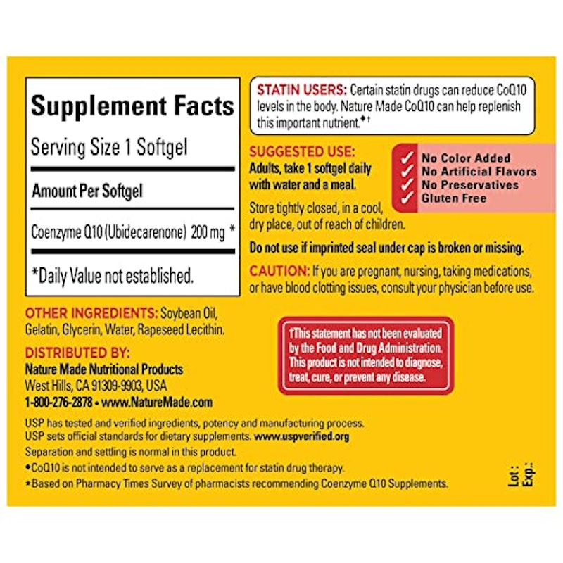 CoQ10 200 mg Softgels 2