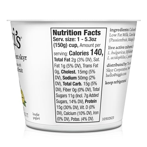 Skyr Mango Passionfruit 1.5% | Strained Low-Fat Yogurt 2