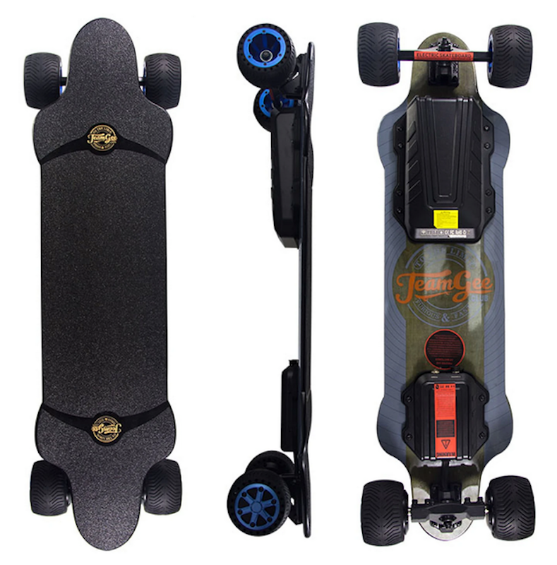 Electric Skateboard With Rubber Wheels 1