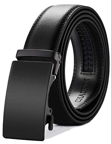 Mens Belt - Mens Ratchet Belt Leather 1 3/8" for Dress Pant 1