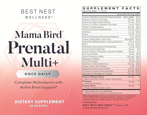Mama Bird Prenatal Vitamin: Vegan Prenatal Vitamins for Women 2
