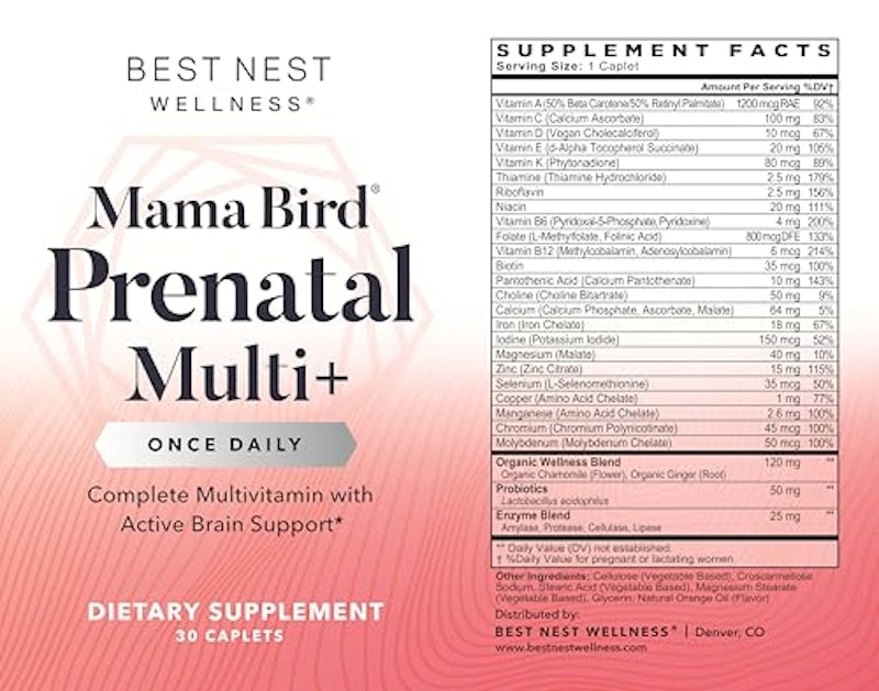 Mama Bird Prenatal Vitamin: Vegan Prenatal Vitamins for Women 2