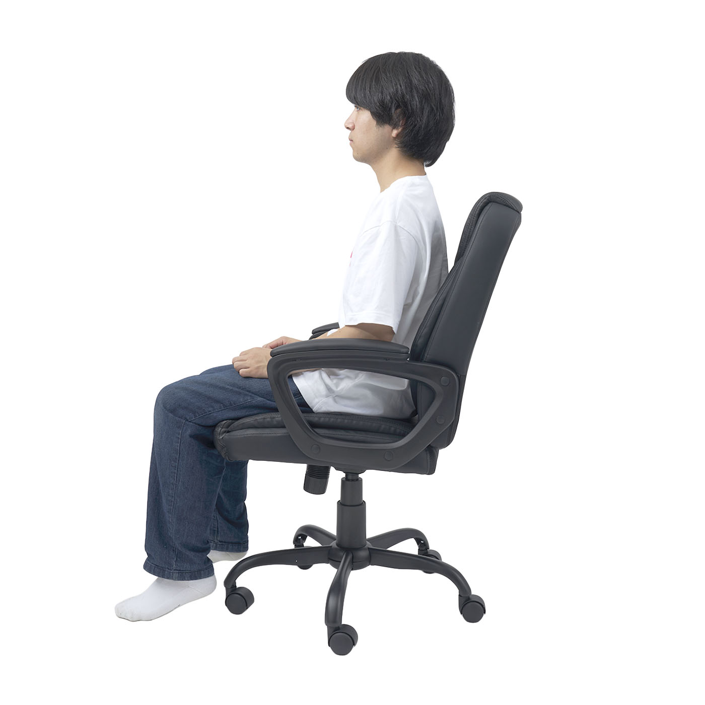 Classic Puresoft Padded Mid-Back Office Computer Desk Chair 4