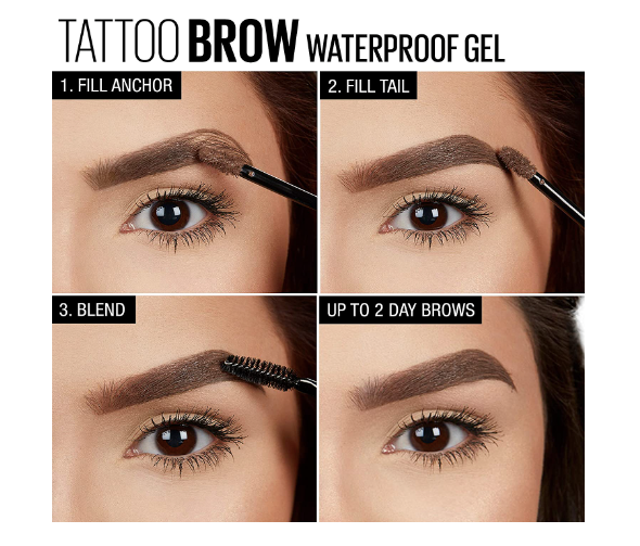 TattooStudio Waterproof Eyebrow Gel 3