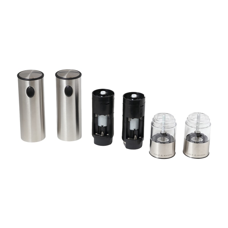 Electric Salt and Pepper Grinder Set 4