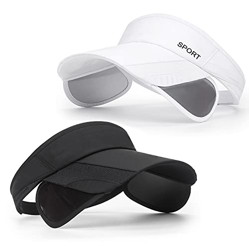2 Pack Sun Golf Visor Hats 1