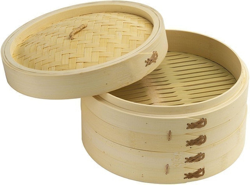 2-Tier Bamboo Steamer Basket 1