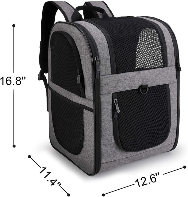 Pet Carrier Backpack for Large and Small Cats and Dogs 2