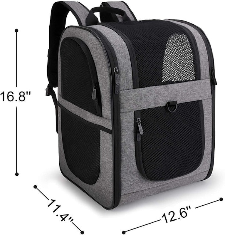 Pet Carrier Backpack for Large and Small Cats and Dogs 2