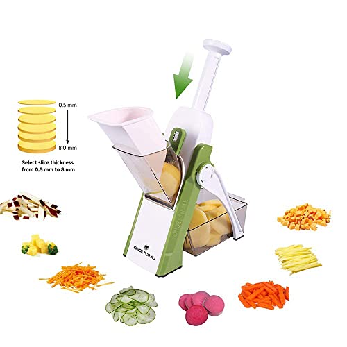 Safe Mandoline Slicer - Manual Fruit & Vegetable Cutter 2