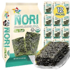 Seasoned Seaweed Snacks, Sea Salt