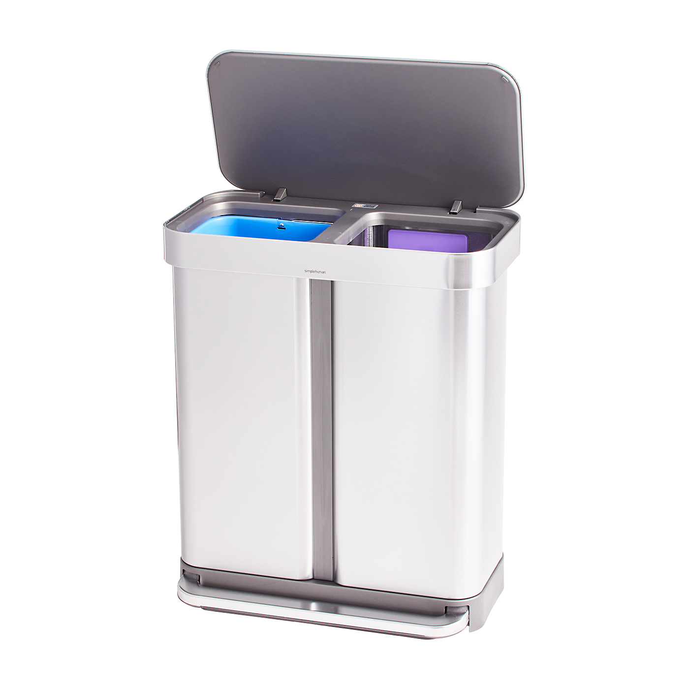 Dual Compartment Rectangular Step Can 2