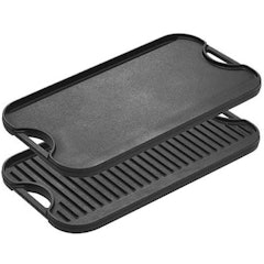 Reversible Grill/Griddle With Handles