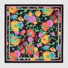 Ken Scott Print Silk Scarf