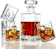 Elidomic Whiskey Stones and Whiskey Glass Gift Boxed Set 1