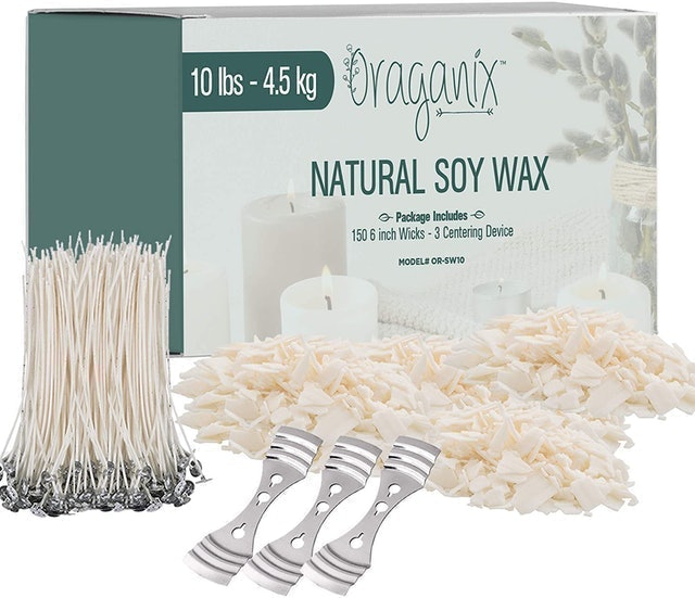 Natural Soy Wax and Wicks 1