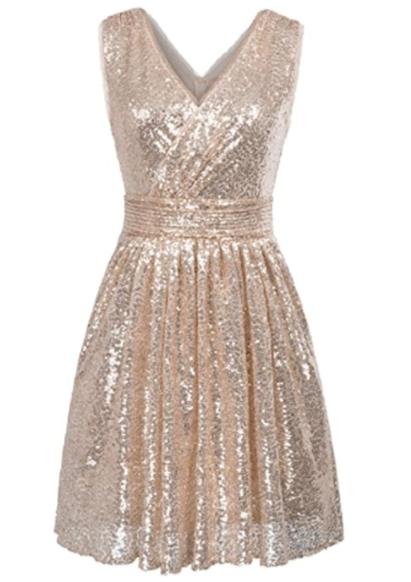 Sequin Bridesmaid Dress  1