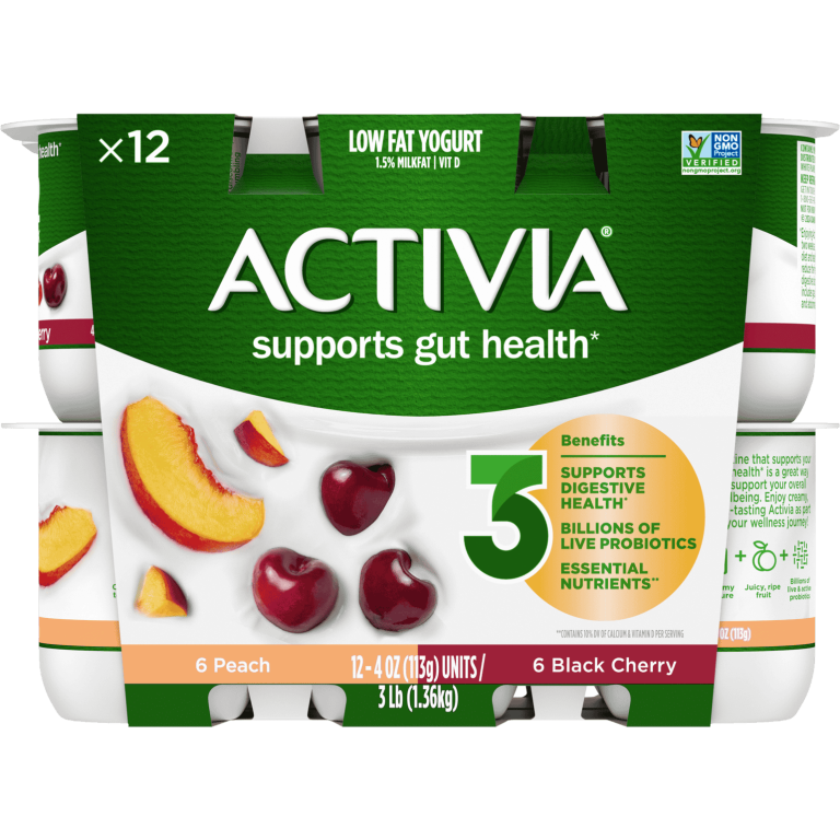 Black Cherry & Peach Probiotic Fruit Yogurt 1