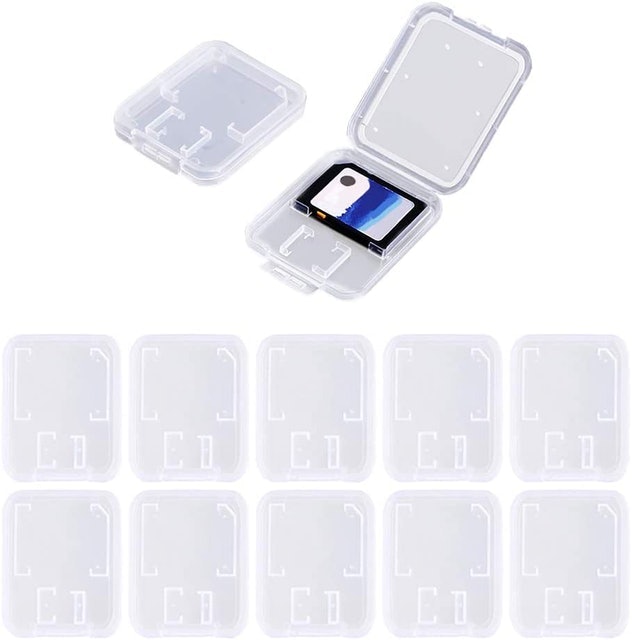 Clear Plastic Memory Card Case 1