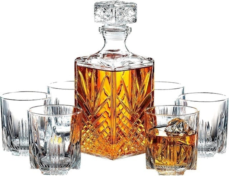 Italian-Crafted Decanter & Glasses Set 1