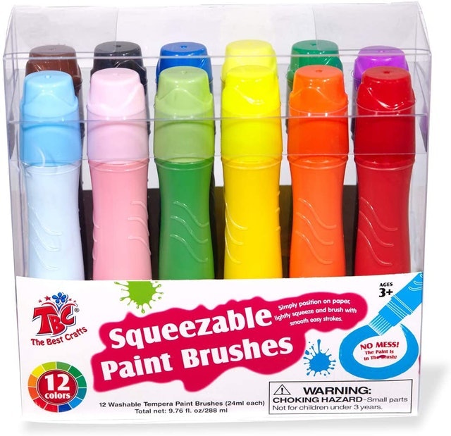 Squeezable Brush Paints for Kids 1