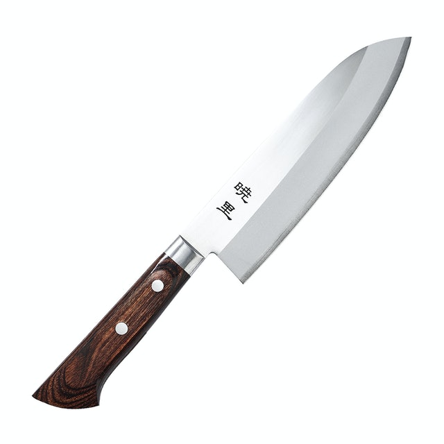 Akari Santoku Knife With Bolster 1