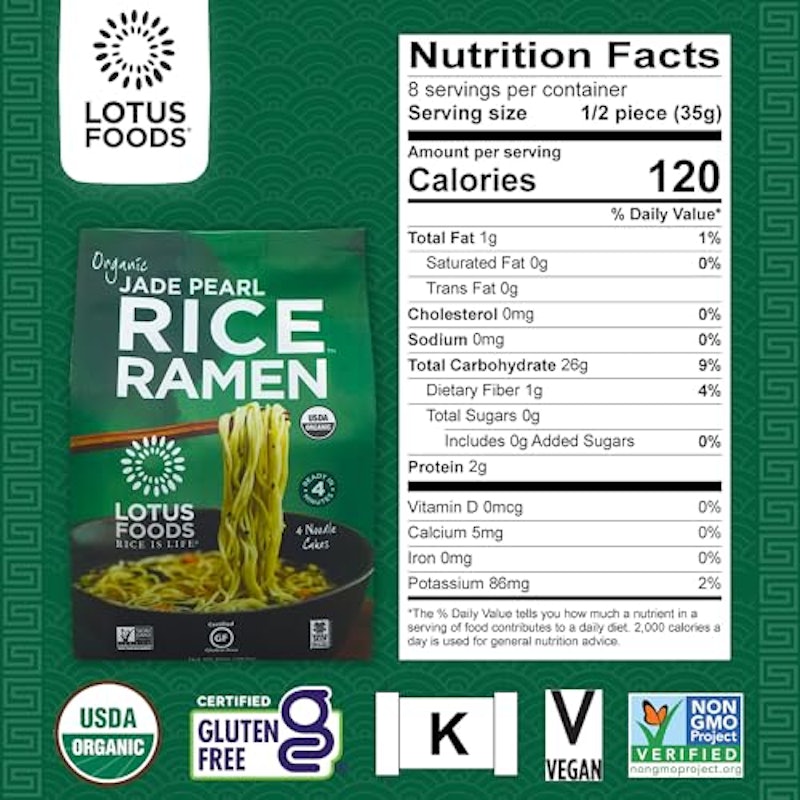 Organic Jade Pearl Rice Ramen 2