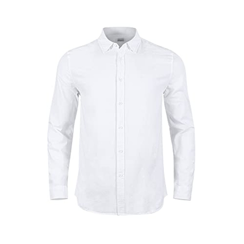 Mens Casual Long Sleeve Cotton Linen Shirt 2
