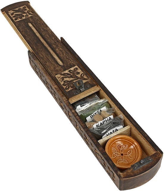 Incense Burner and Storage Box With Incense  1