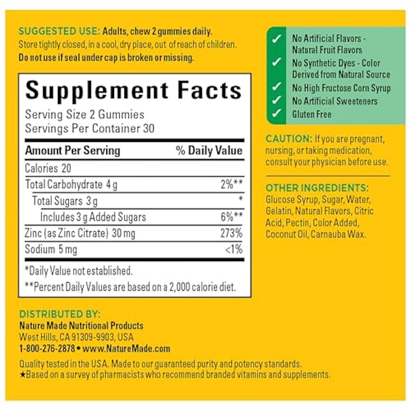 Extra Strength Zinc Supplements 30 mg 2