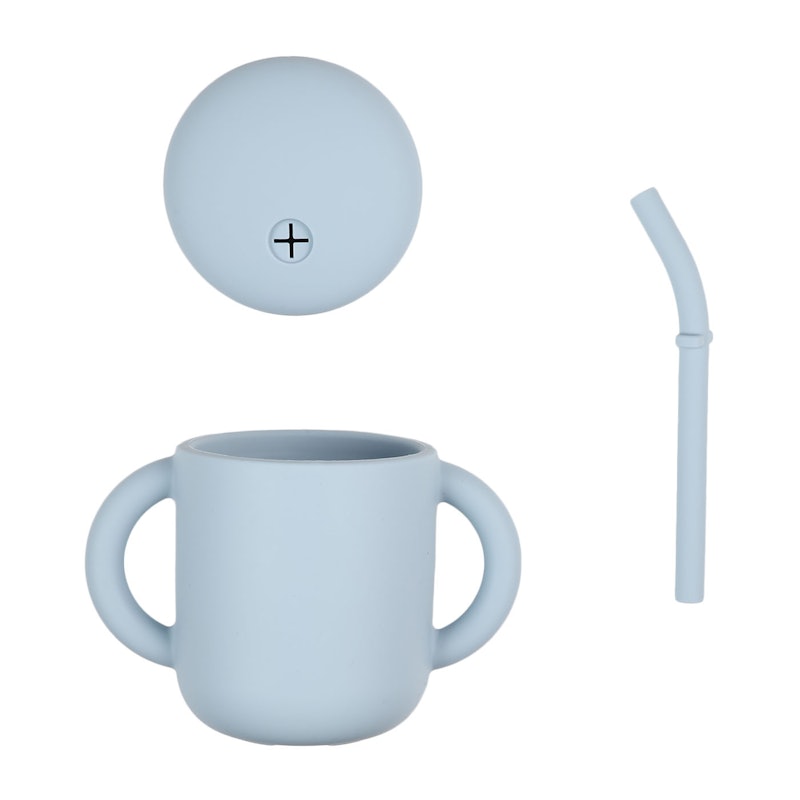 Silicone Training Cup + Straw 3