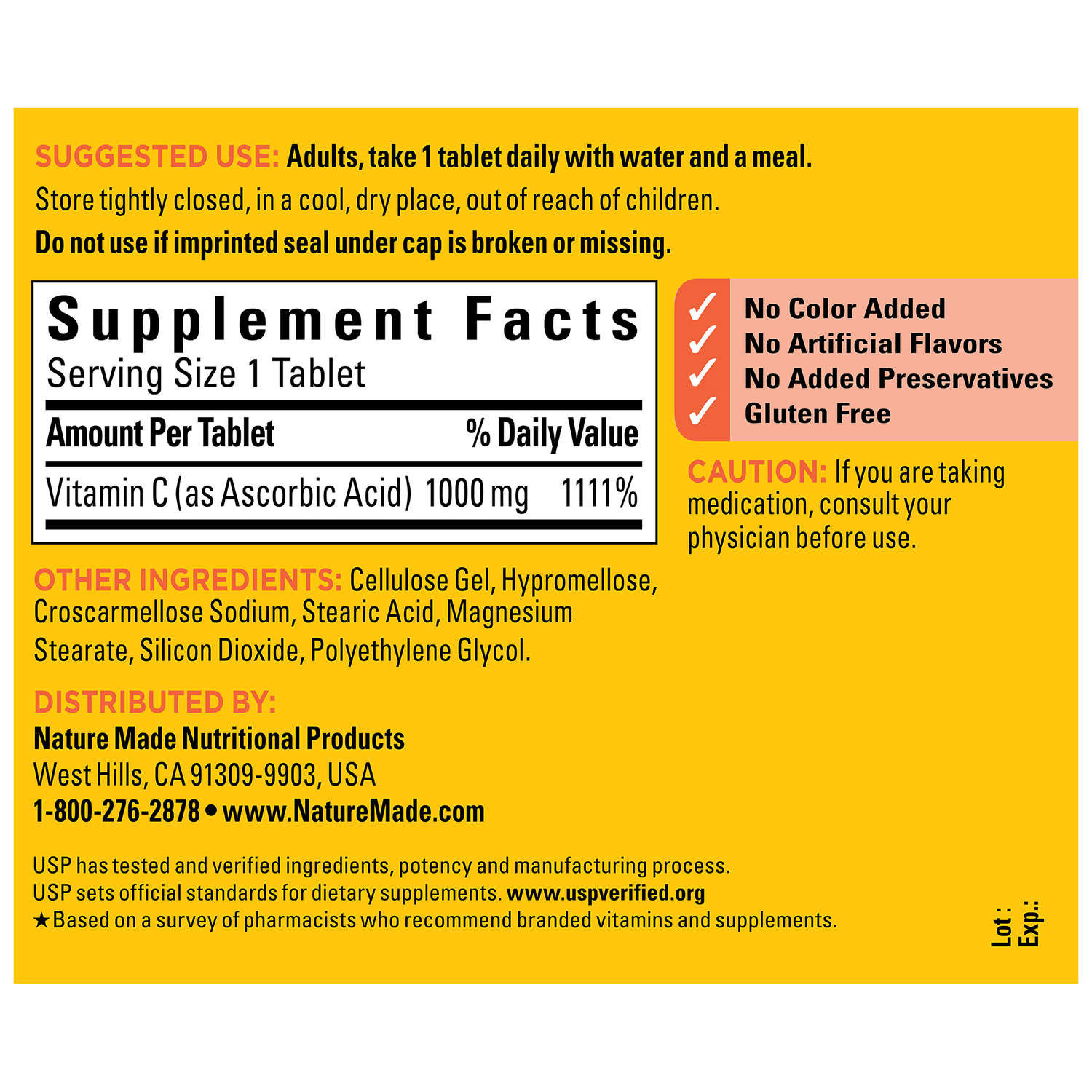 Vitamin C Extra Strength 1000 mg Tablets 2