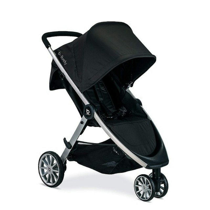 Caboose Too Graphite Stand-On Tandem Stroller 1