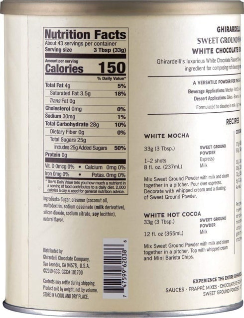White Chocolate Flavored Sweet Ground Powder 2
