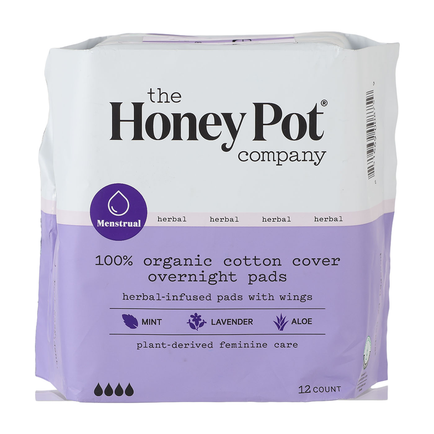 Organic Cotton Cover Overnight Pads 1