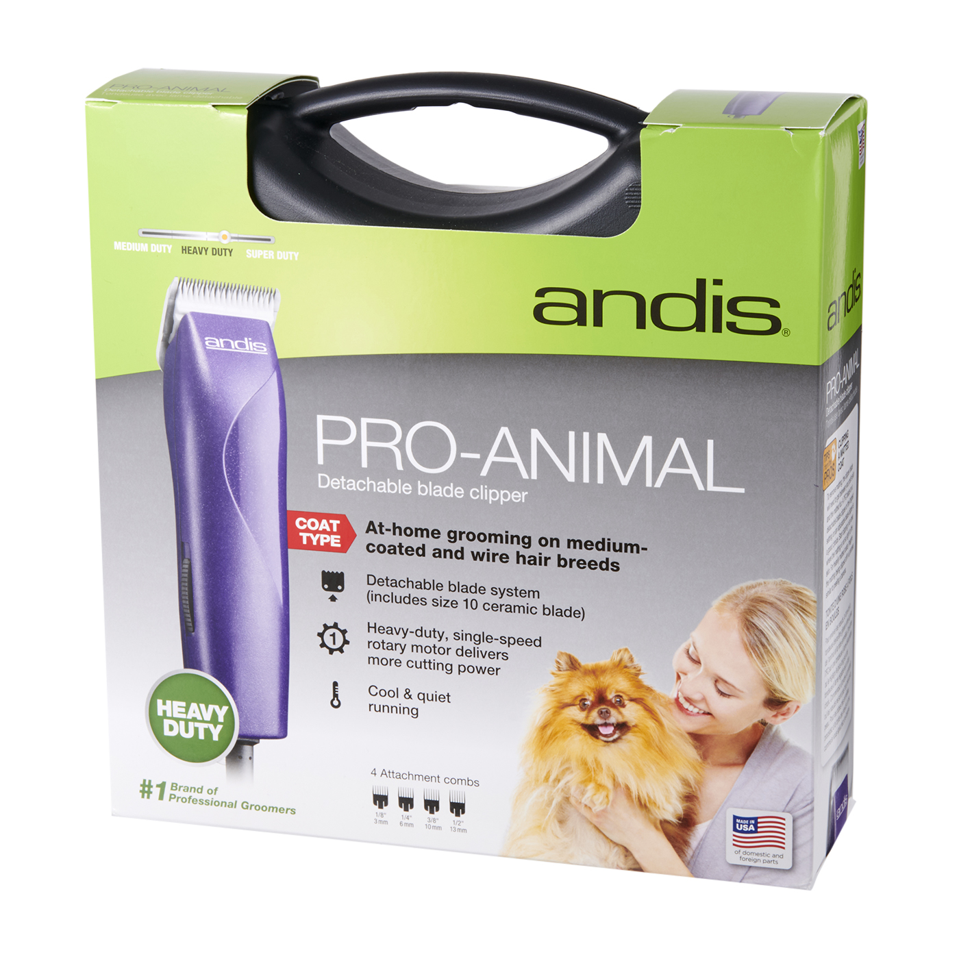 Pro-Animal 7-Piece Detachable Blade Clipper Kit 5