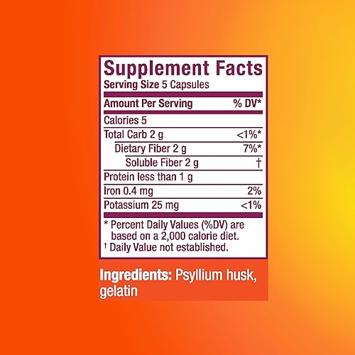Psyllium Fiber Capsules 2