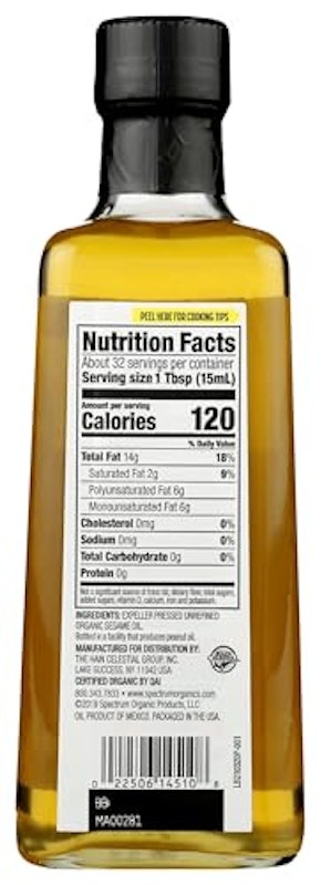 Organic Sesame Oil, Unrefined 2