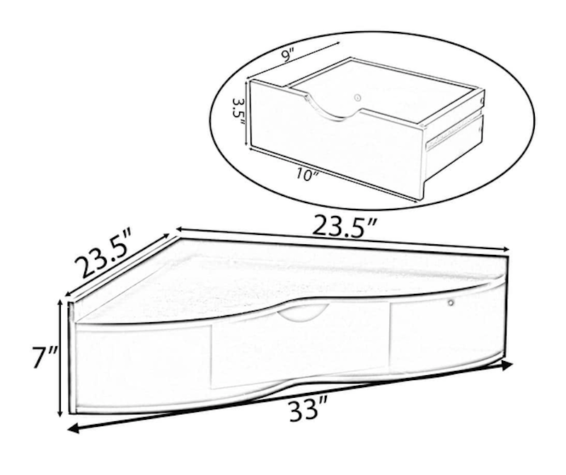 Workstation Computer Desk with Storage Shelves 4