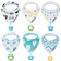 Vuminbox Baby Bandana Drool Bibs with Teething Toys 1