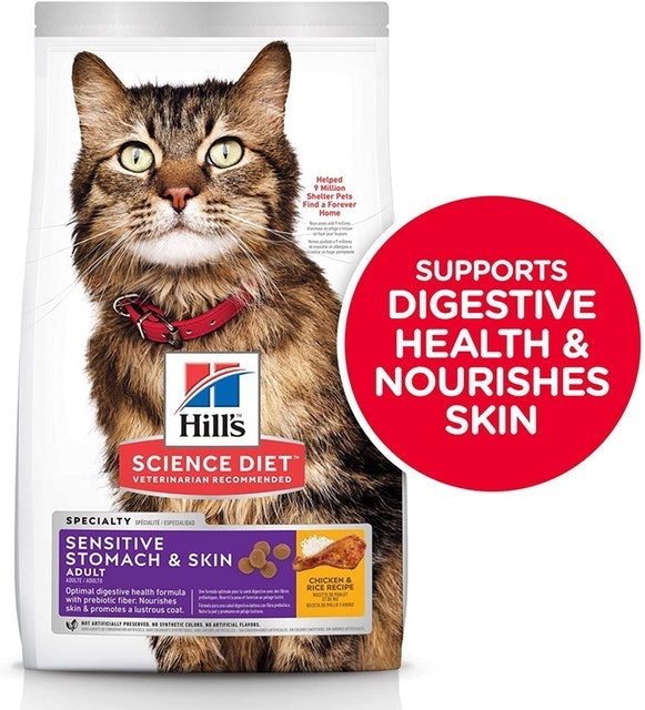 Sensitive Stomach and Skin Dry Cat Food 1